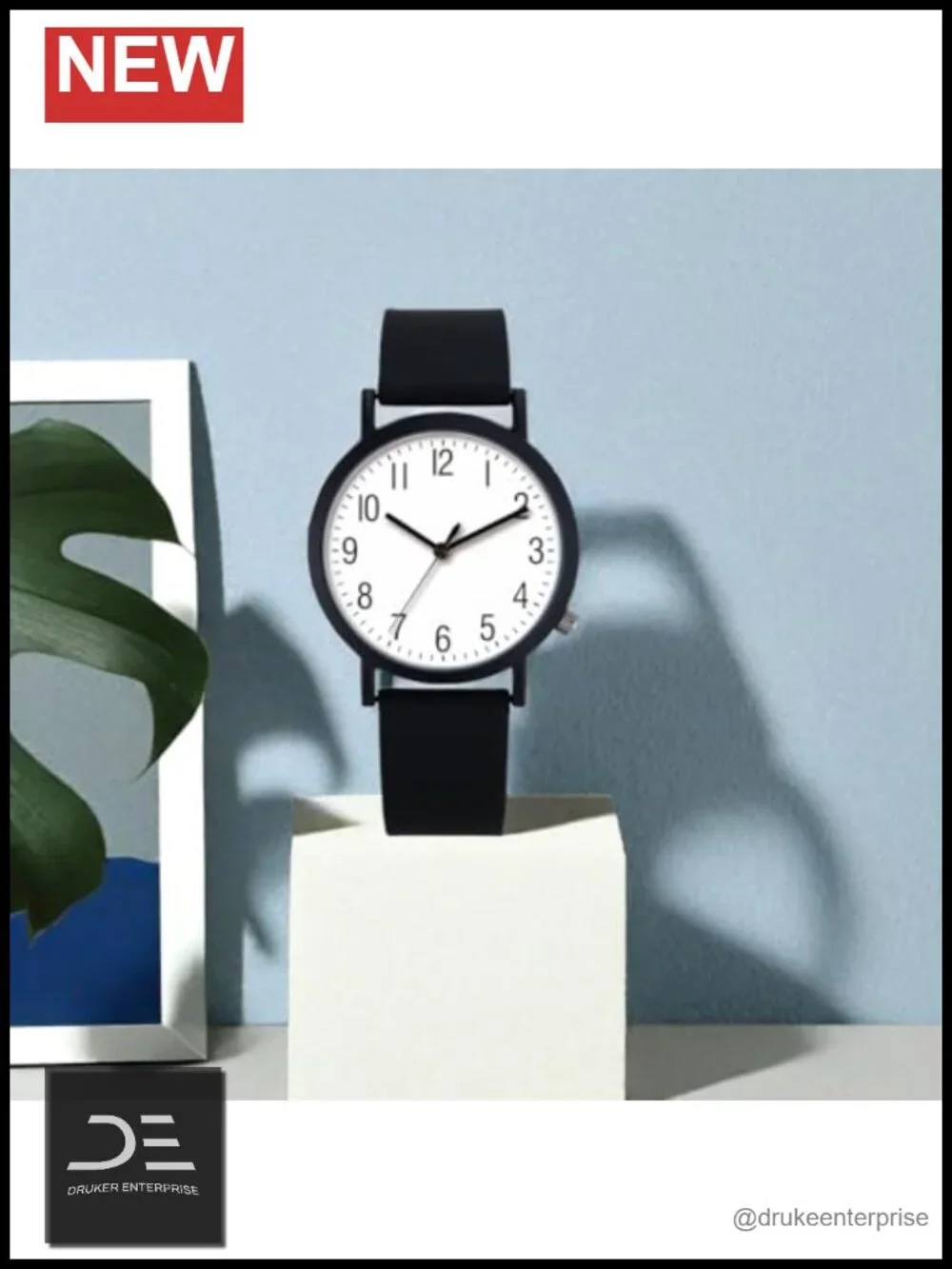 Women's Silicone Sports Watch - Classic Analog Display, Quartz Movement,